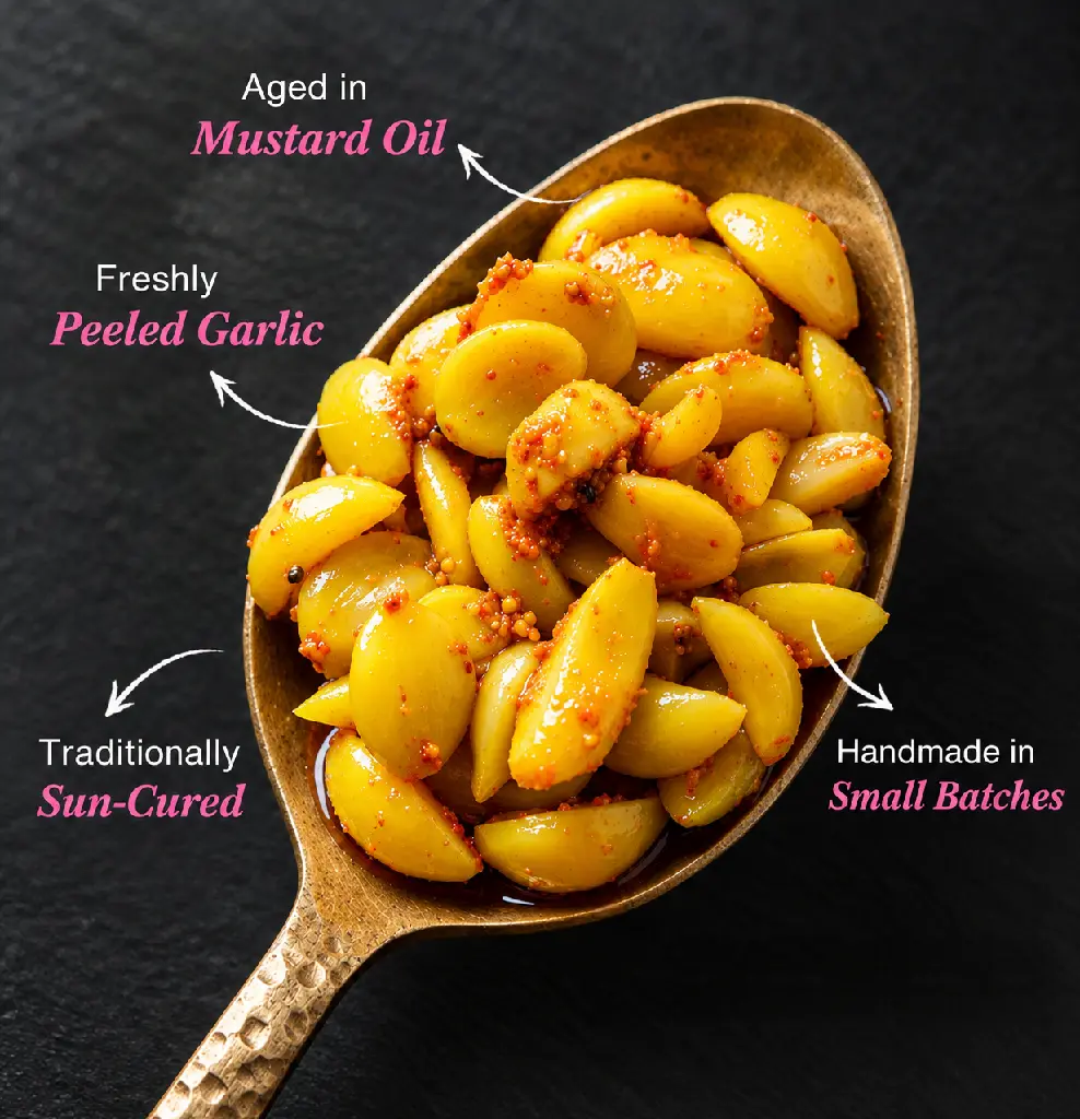 Benifits if island touch garlic pickle